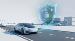 Gráfico de responsabilidad legal del coche autónomo y seguros inteligentes 2025.